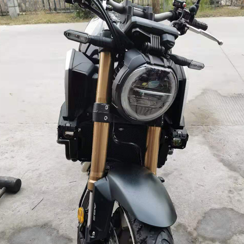 Biking Boy适配本田CB650R射灯支架改装件扩展固定风挡摩托车护杠