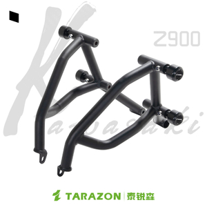 TARAZON泰锐森适配川崎Z900弹簧竞技杠改装件摩托车保险防摔护杠